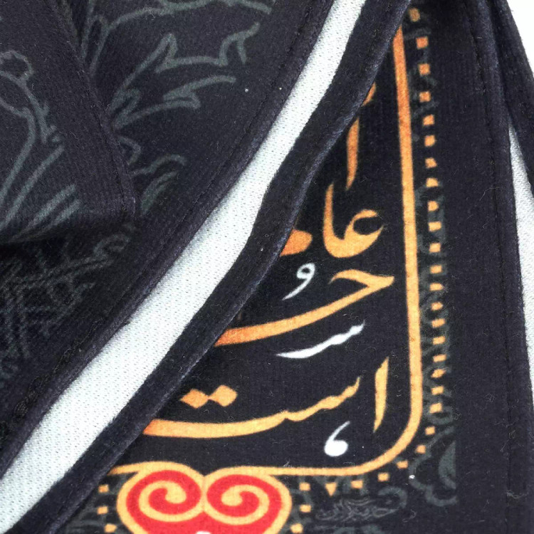 شال مخمل طرح پیر غلام امام حسین علیه السلام کپی